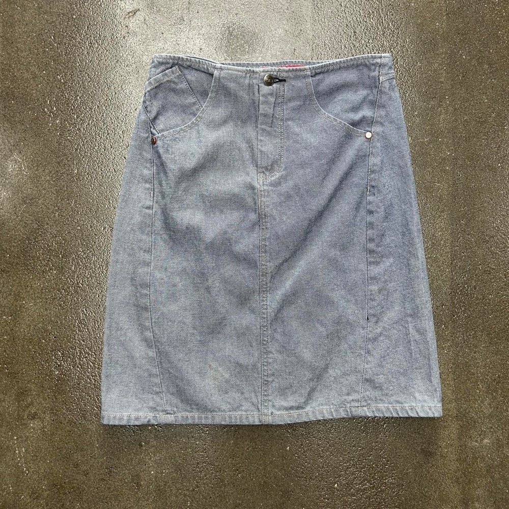 Vintage Union Bay Denim Size 3 Small Midi Skirt